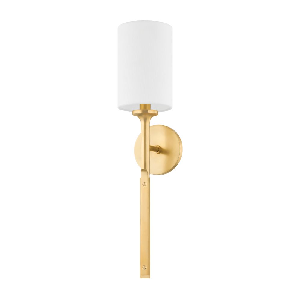 Hudson Valley 3122-AGB 1 Light Wall Sconce in Aged Brass