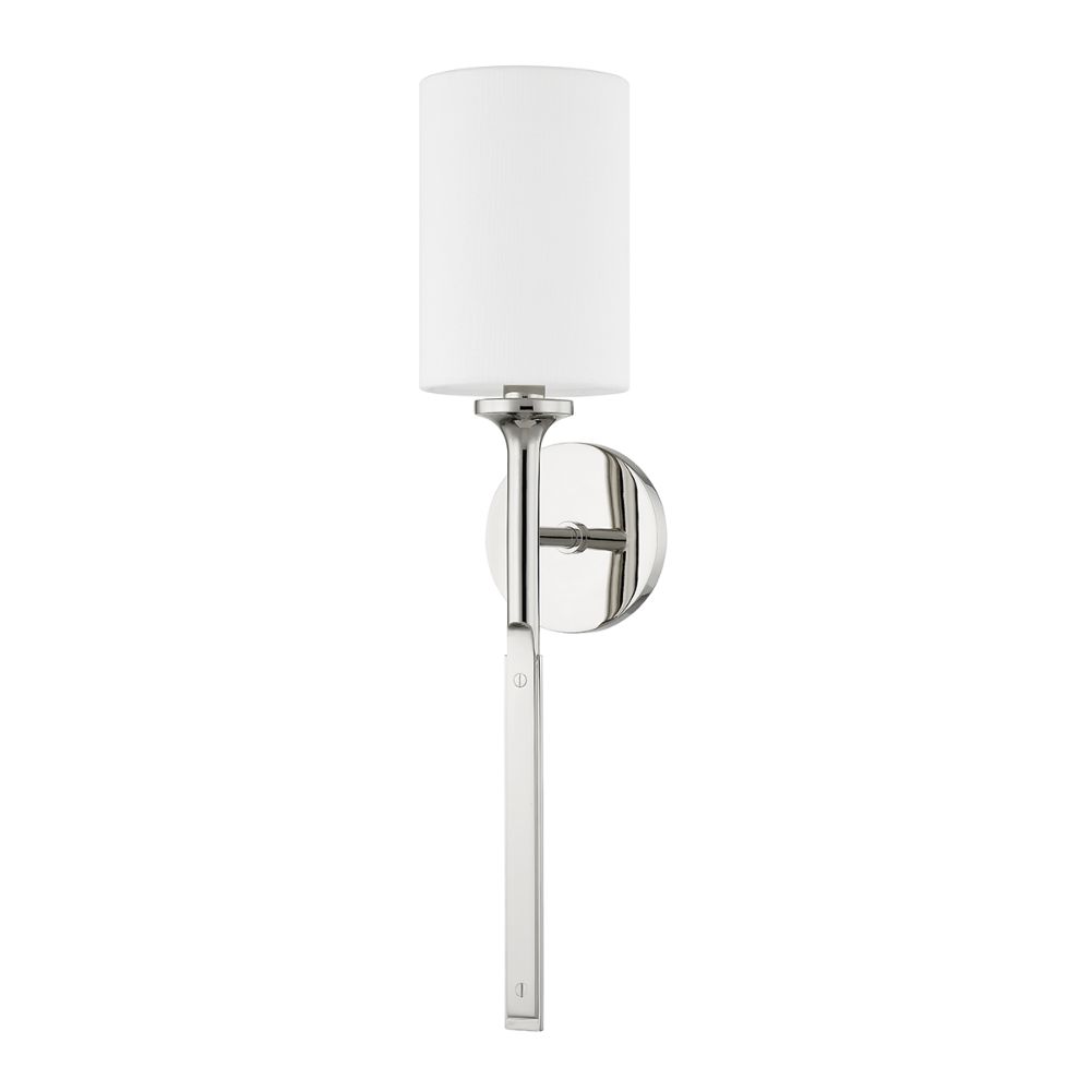 Hudson Valley 3122-PN 1 Light Wall Sconce in Polished Nickel