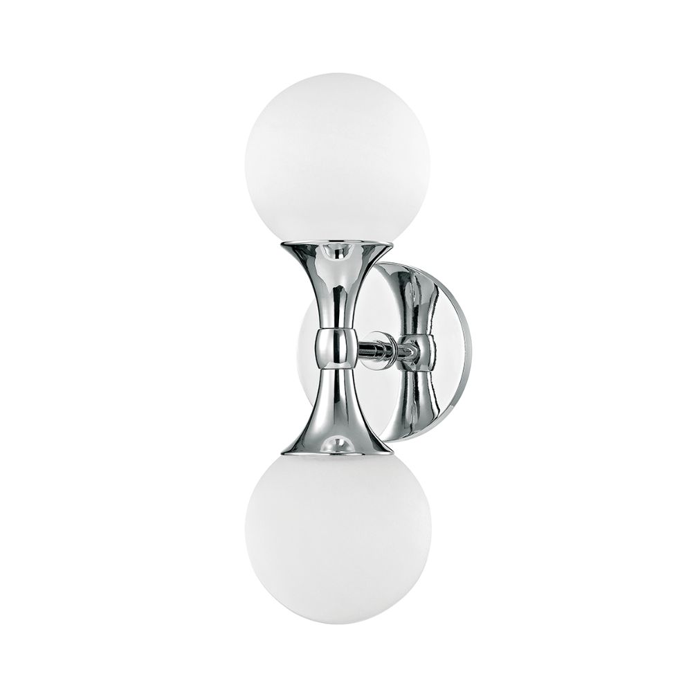 Hudson Valley 3302-PC 2 LIGHT WALL SCONCE Polished Chrome
