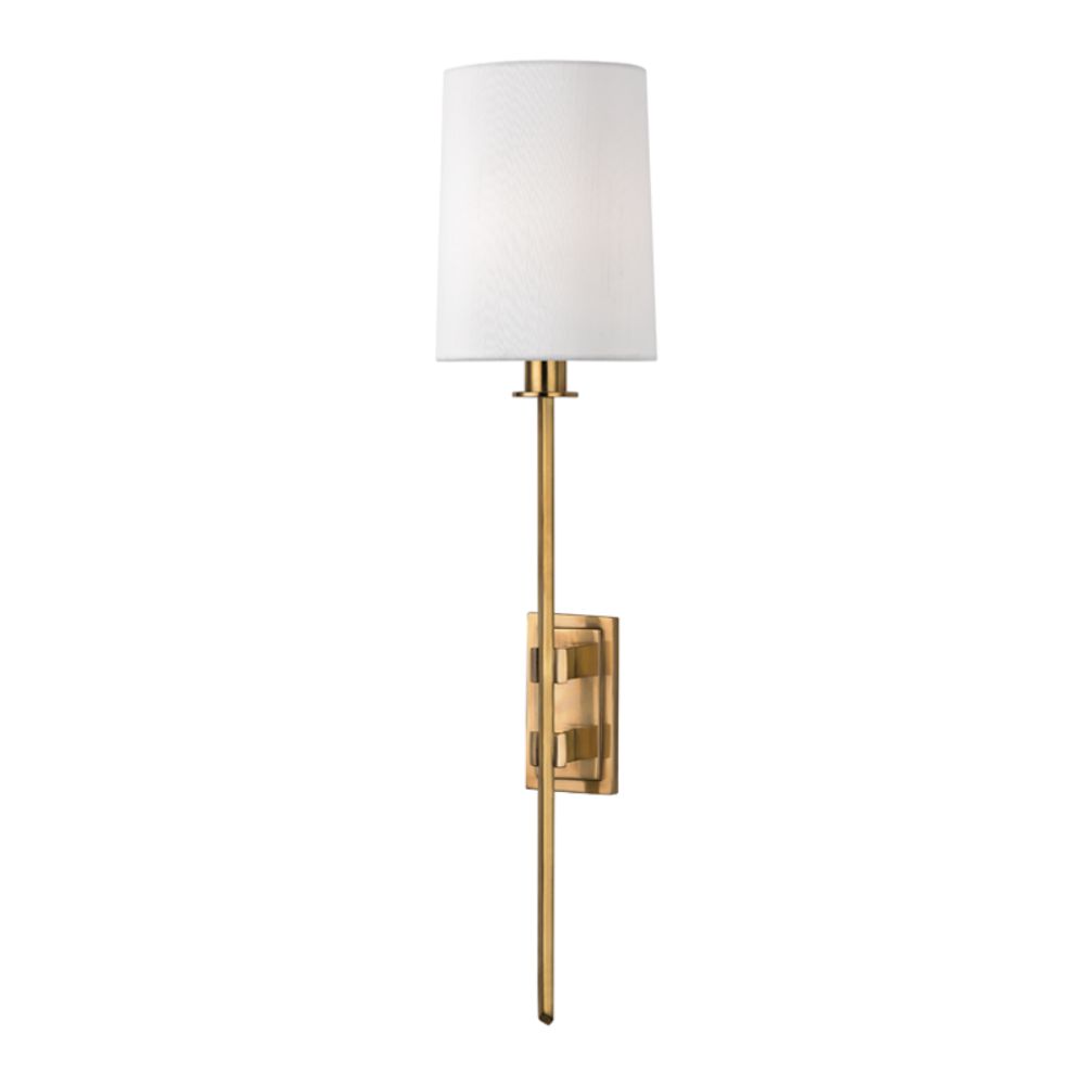 Hudson Valley 3411-AGB FREDONIA-WALL SCONCE in Aged Brass