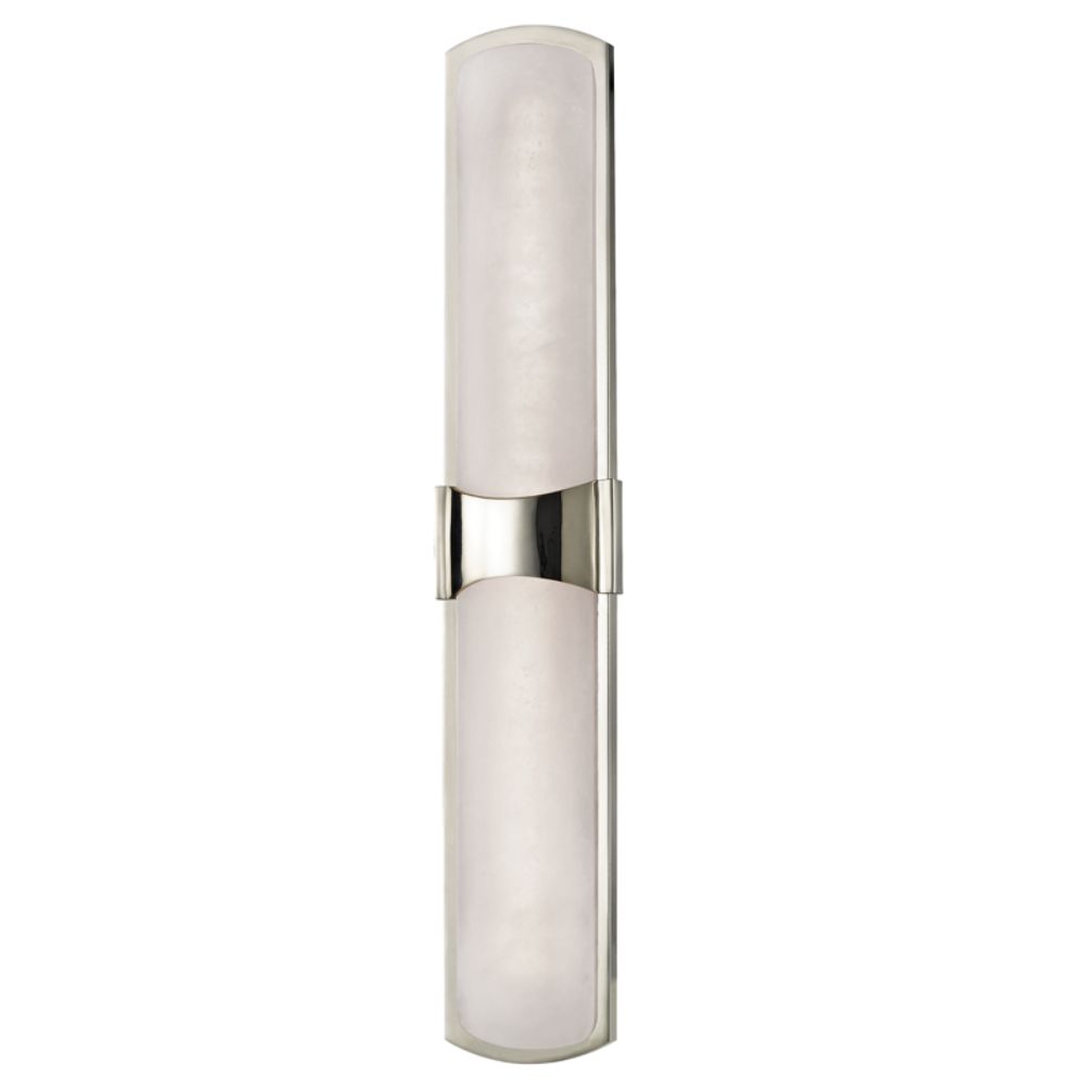 Hudson Valley 3426-PN Valencia 2 Light Led Wall Sconce in Polished Nickel