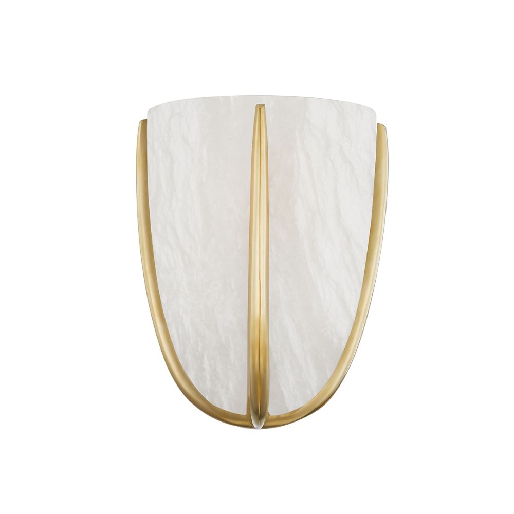 Hudson Valley 3500-AGB 1 Light Wall Sconce in Aged Brass