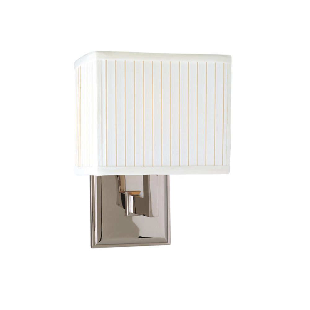 Hudson Valley Lighting 351-PN Waverly 1 Light Wall Sconce in Polished Nickel