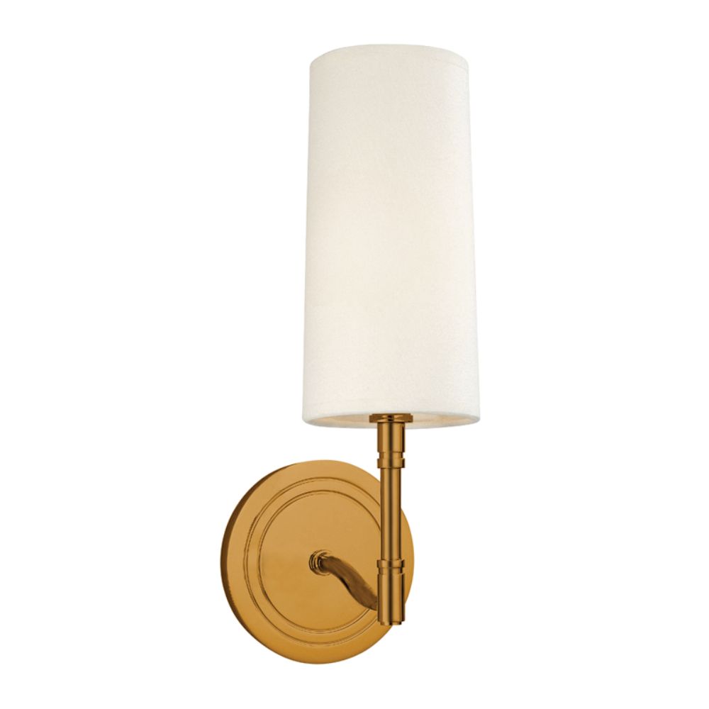 Hudson Valley Lighting 361-AGB 1 Light Wall Sconce in Aged Brass