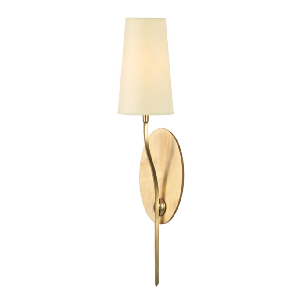 Hudson Valley Lighting 3711-AGB Rutland 1 Light Wall Sconce in Aged Brass