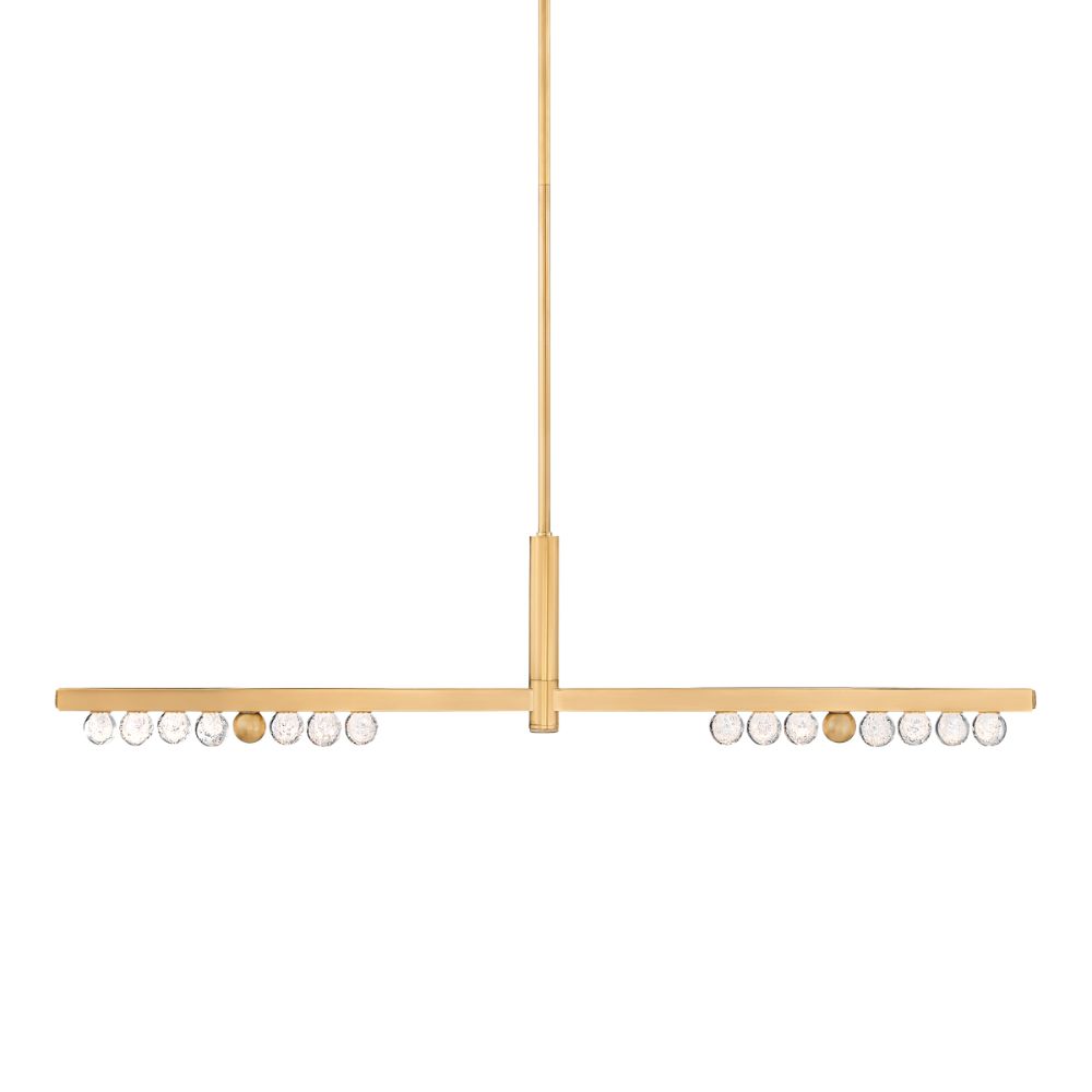 Corbett Lighting 382-51-VB Annecy Linear in Vintage Brass