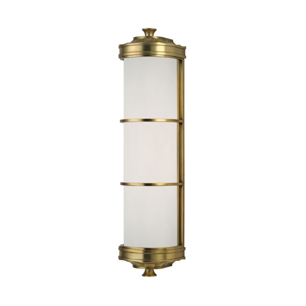 Hudson Valley 3832-AGB ALBANY-WALL SCONCE in Aged Brass