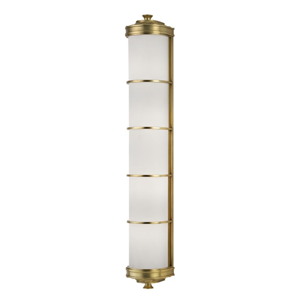 Hudson Valley 3833-AGB ALBANY-WALL SCONCE in Aged Brass