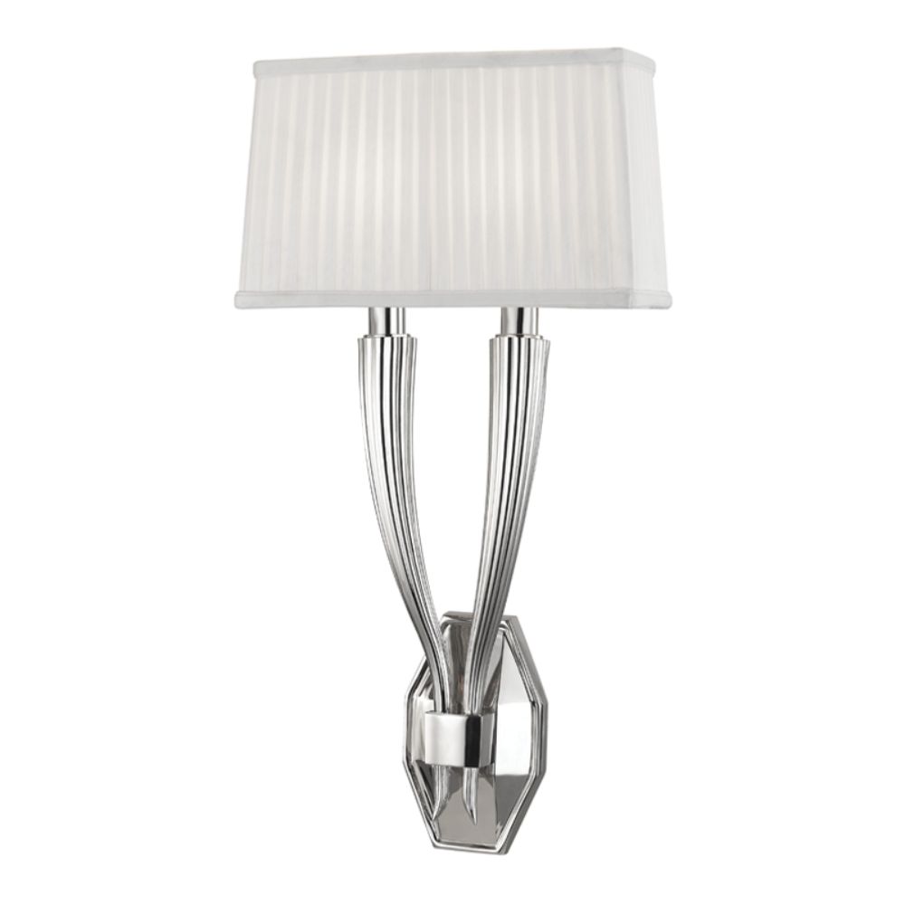 Hudson Valley 3862-PN ERIE-WALL SCONCE in Polished Nickel