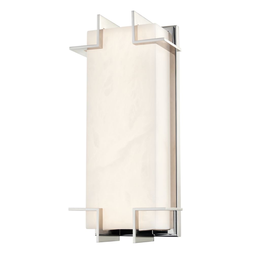 Hudson Valley 3915-PN Delmar Led Wall Sconce in Polished Nickel