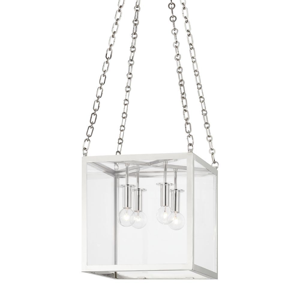 Hudson Valley 4113-PN 4 Light Small Pendant in Polished Nickel