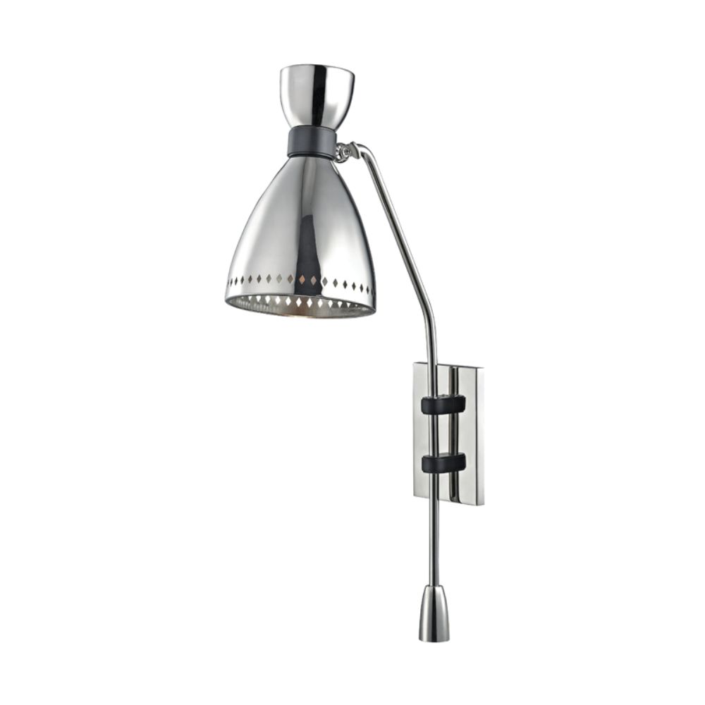 Hudson Valley 4141-PN 1 LIGHT WALL SCONCE Polished Nickel