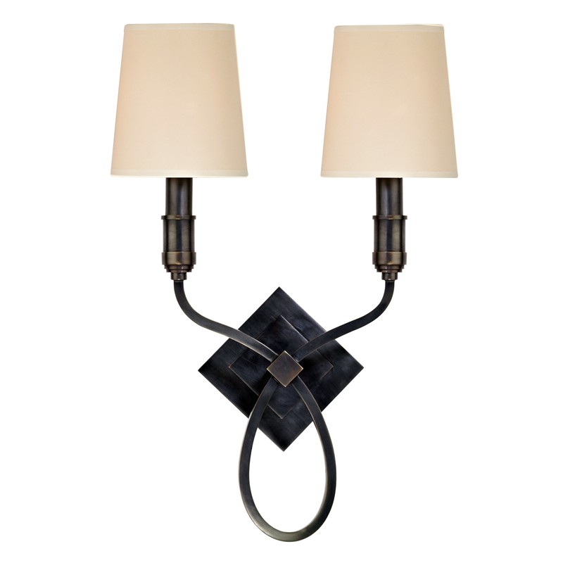 Hudson Valley Lighting 422-OB-WS Westbury 2 Light Wall Sconce in Old Bronze