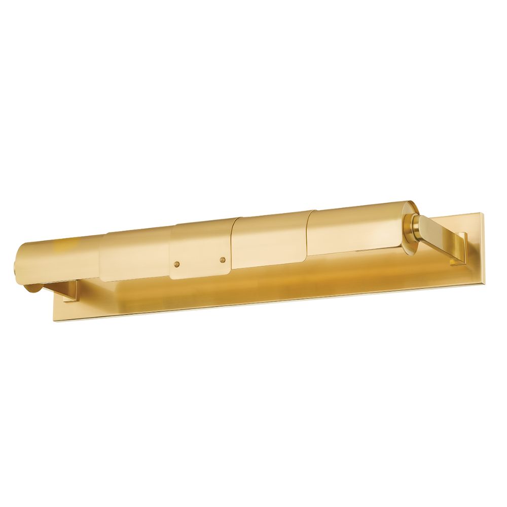 Hudson Valley 4224-AGB 2 Light Picture Light in Aged Brass