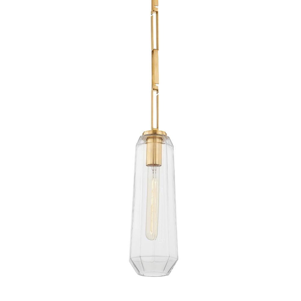 Corbett Lighting 447-14-VB 1 Light Pendant in Vintage Brass