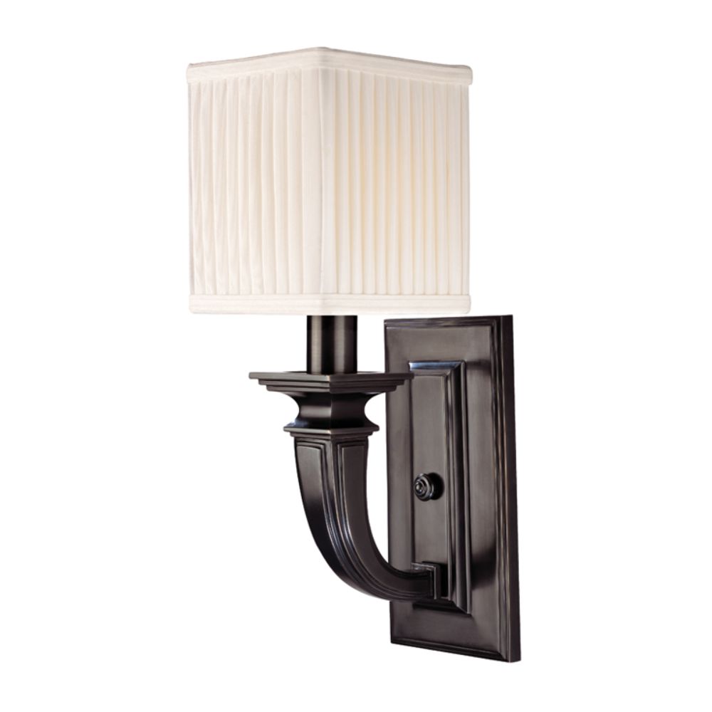 Hudson Valley Lighting 541-OB Phoenicia 1 Light Wall Sconce in Old Bronze