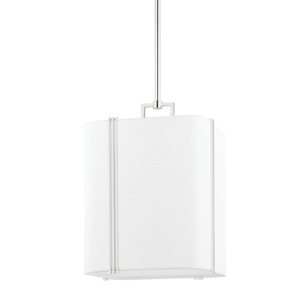 Hudson Valley 5413-PN 1 Light Small Pendant in Polished Nickel