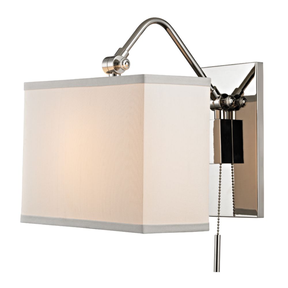 Hudson Valley 5421-PN 1 LIGHT WALL SCONCE in Polished Nickel