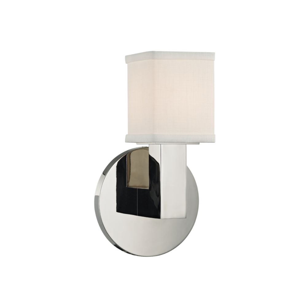 Hudson Valley 5451-PN Clarke 1 Light Led Wall Sconce in Polished Nickel