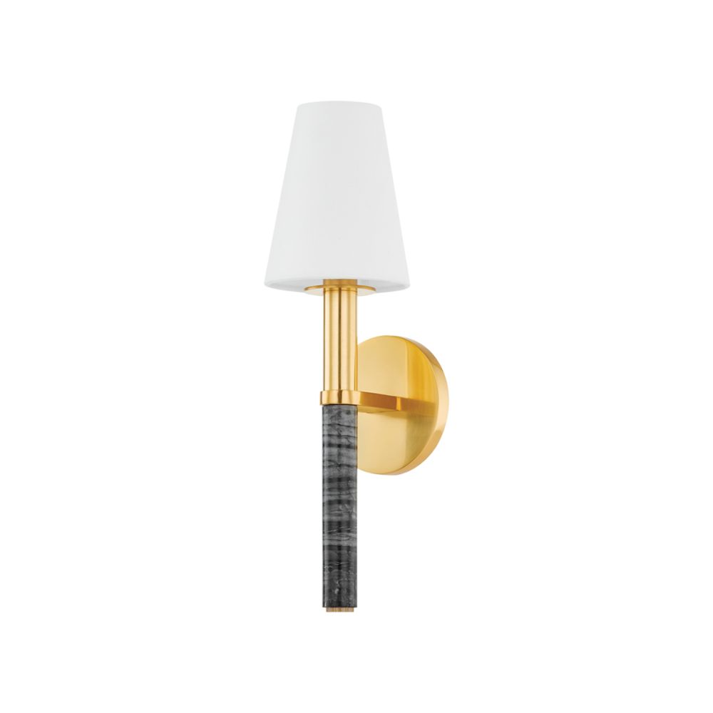 Hudson Valley Lighting 5616-AGB Montreal Wall Sconce in Aged Brass