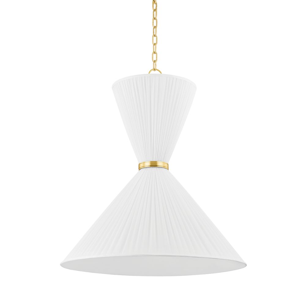 Hudson Valley 5930-AGB 2 Light Pendant in Aged Brass