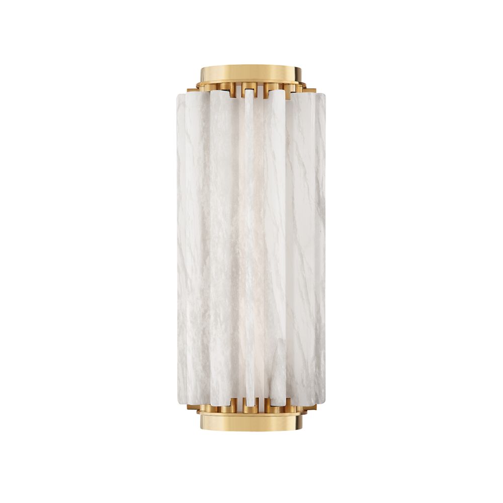 Hudson Valley 6013-AGB Small Wall Sconce in Aged Brass