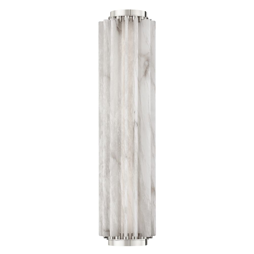 Hudson Valley 6024-PN Large Wall Sconce in Polished Nickel
