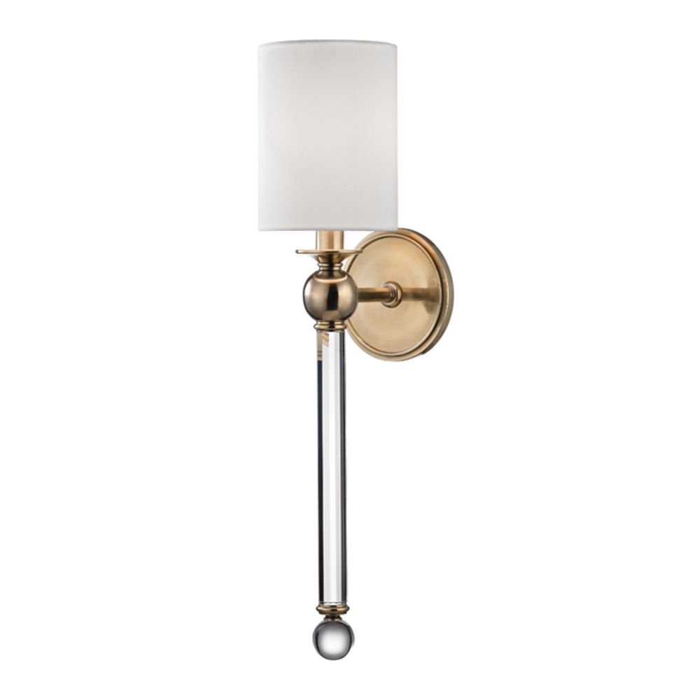 Hudson Valley 6031-AGB GORDON-WALL SCONCE in Aged Brass