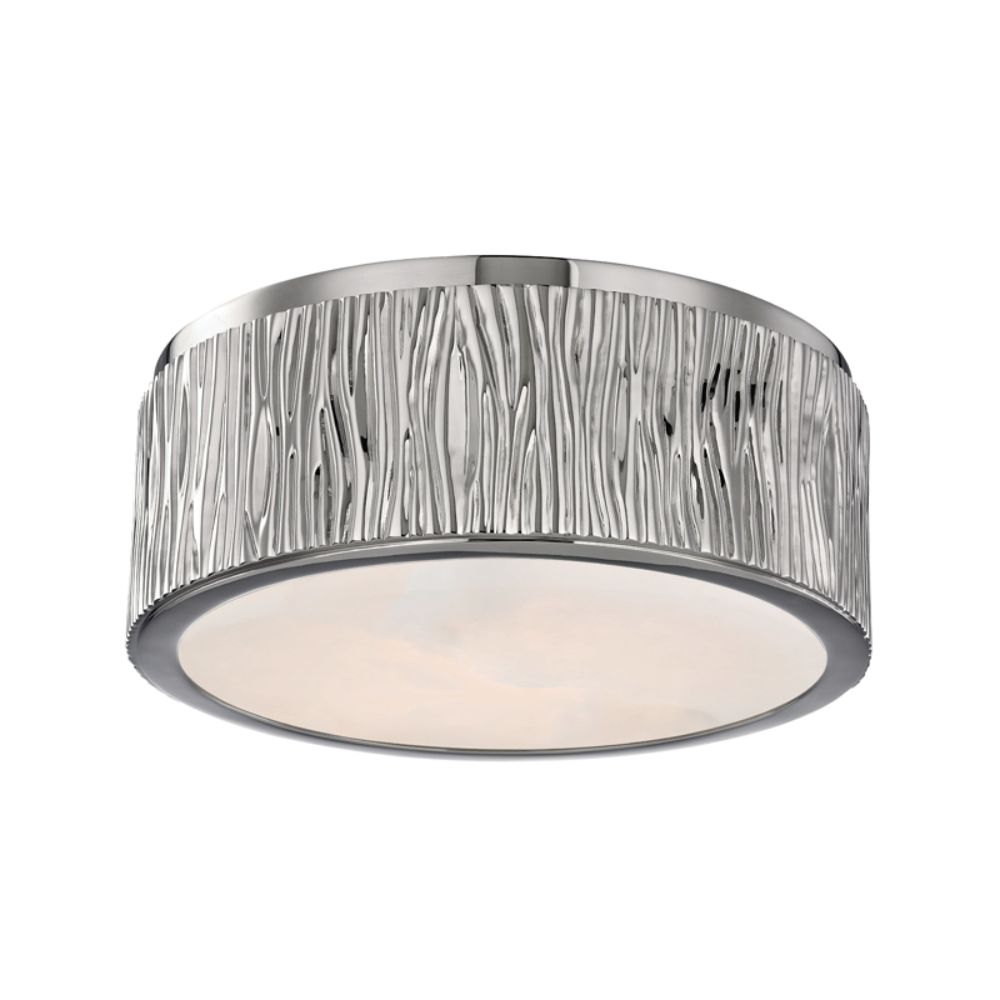 Hudson Valley 6209-PN Crispin Small Led Flush Mount in Polished Nickel