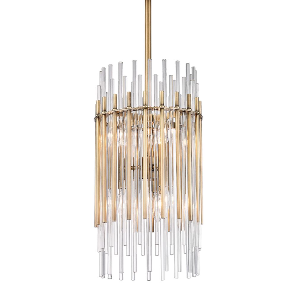 Hudson Valley 6310-AGB 6 LIGHT PENDANT in Aged Brass
