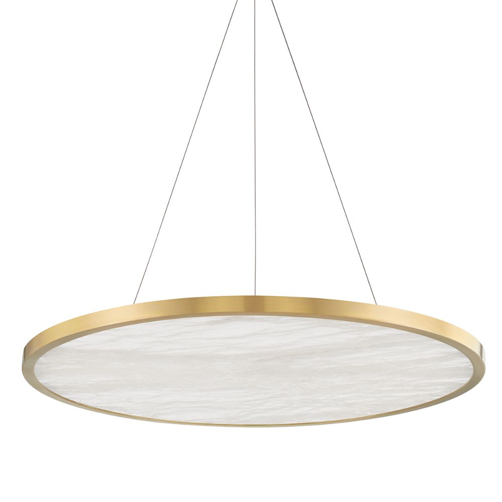 Hudson Valley Lighting 6336-AGB "36"" Led Chandelier" in Aged Brass
