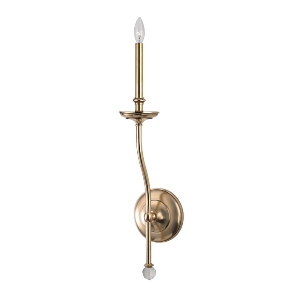 Hudson Valley 6411-AGB LAUDERHILL-WALL SCONCE in Aged Brass