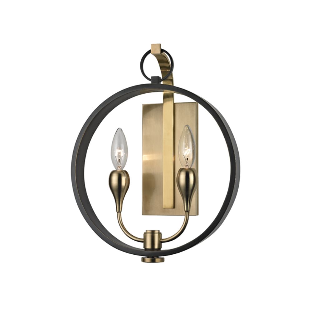 Hudson Valley 6702-AOB DRESDEN-WALL SCONCE in Aged Old Bronze