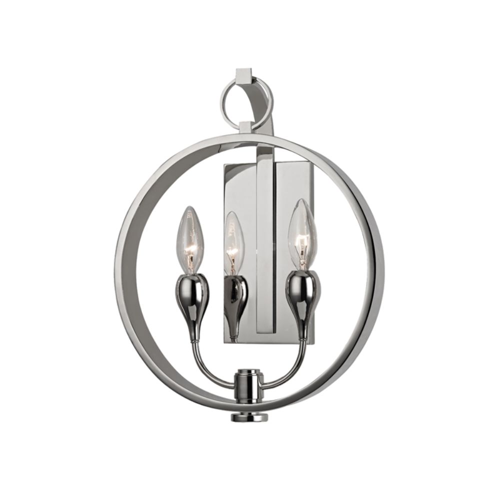 Hudson Valley 6702-PN DRESDEN-WALL SCONCE in Polished Nickel