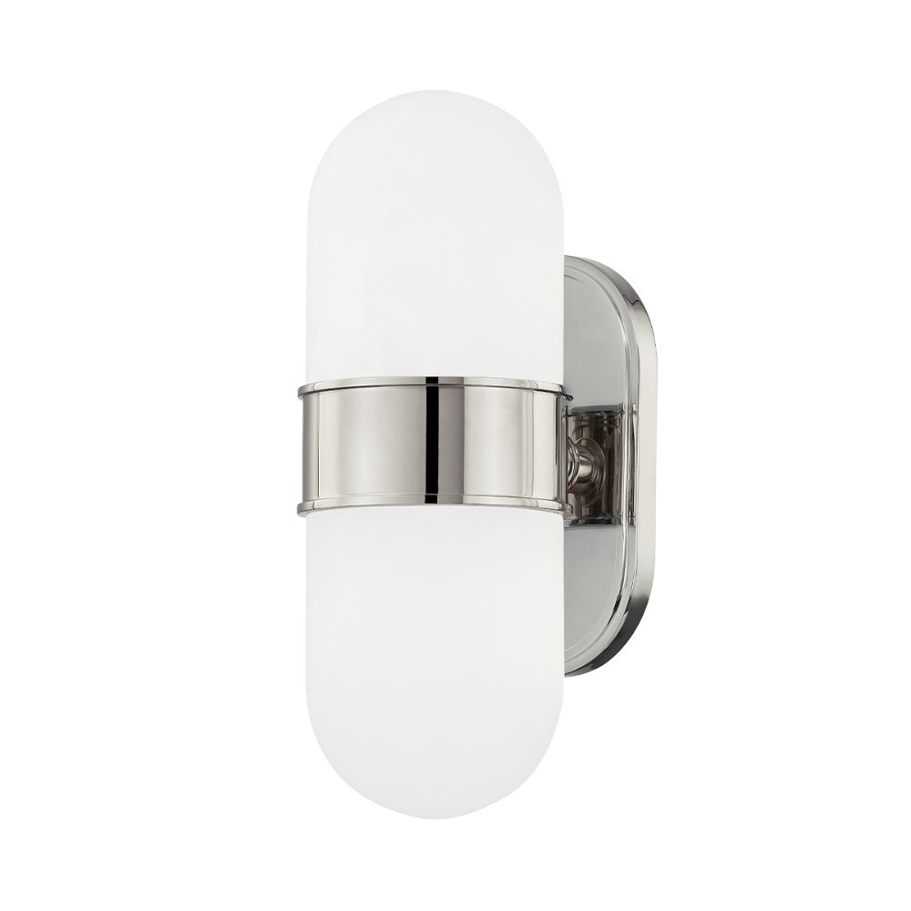 Hudson Valley Lighting 6902-PN 2 Light Wall Sconce in Polished Nickel