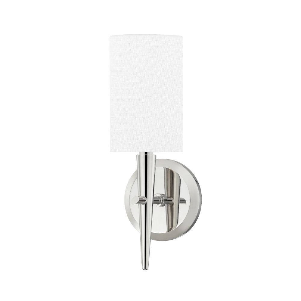 Hudson Valley 6951-PN 1 Light Wall Sconce in Polished Nickel