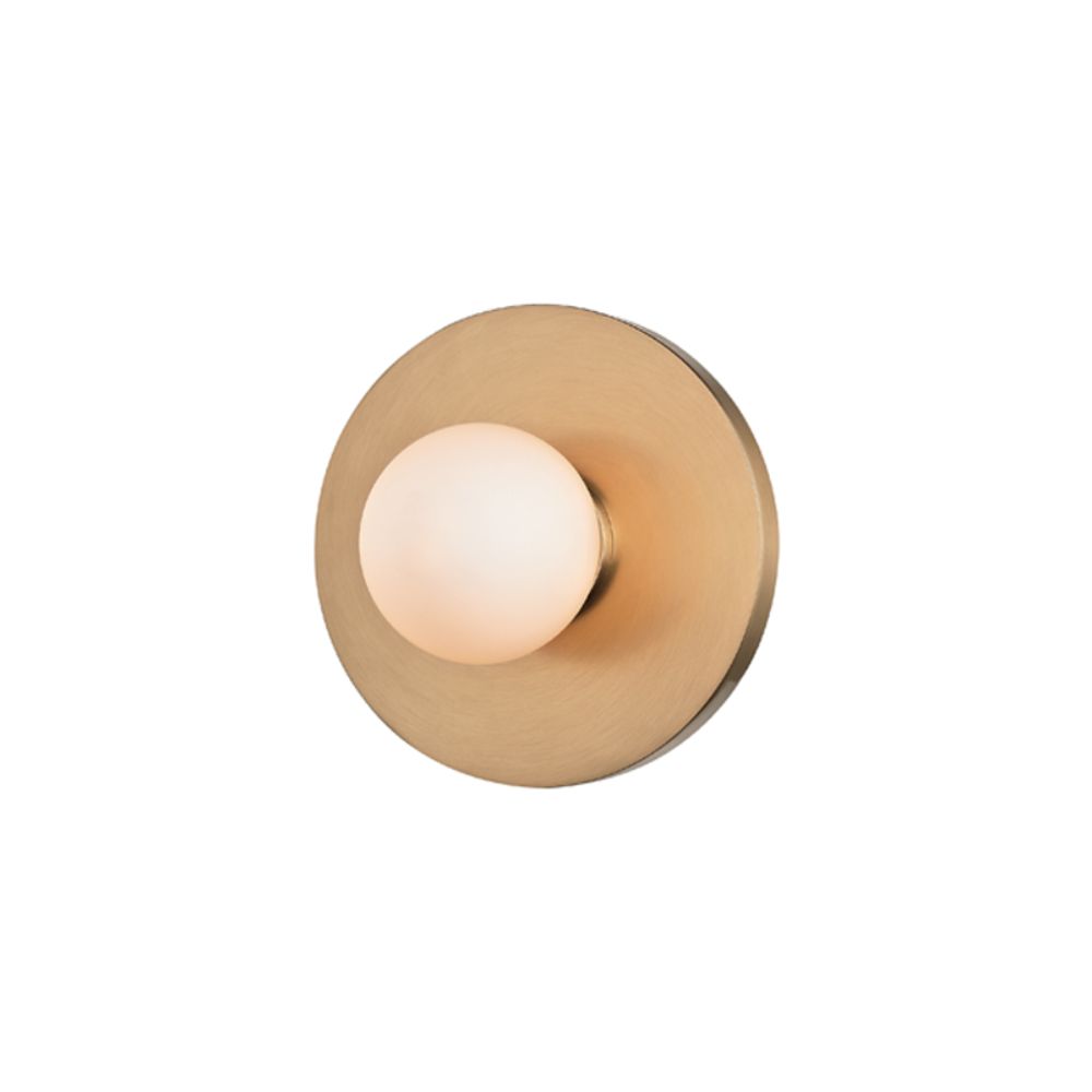 Hudson Valley 7000-AGB 1 LIGHT WALL SCONCE Aged Brass