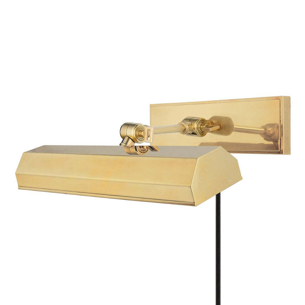 Hudson Valley Lighting 7016-AGB Woodbury 2 Light Picture Light in Aged Brass