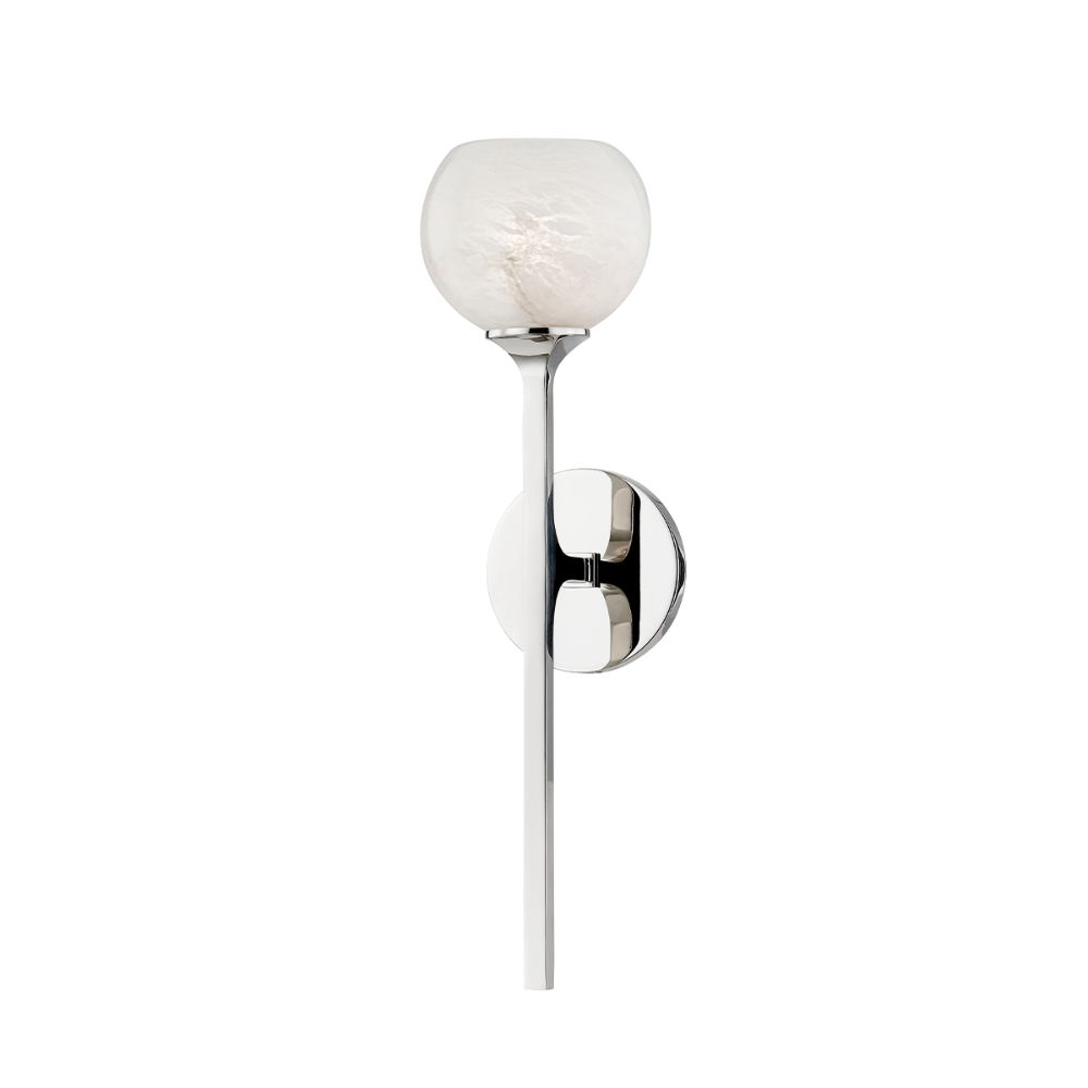 Hudson Valley 7121-PN 1 Light Wall Sconce in Polished Nickel