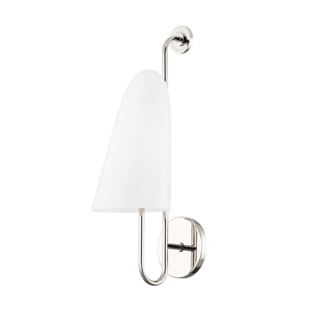 Hudson Valley 7171-PN 1 Light Wall Sconce in Polished Nickel
