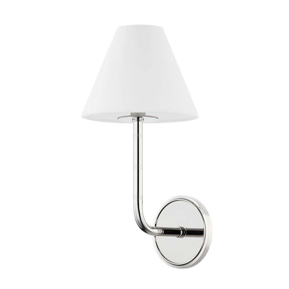 Hudson Valley Lighting 7216-PN 1 Light Wall Sconce in Polished Nickel