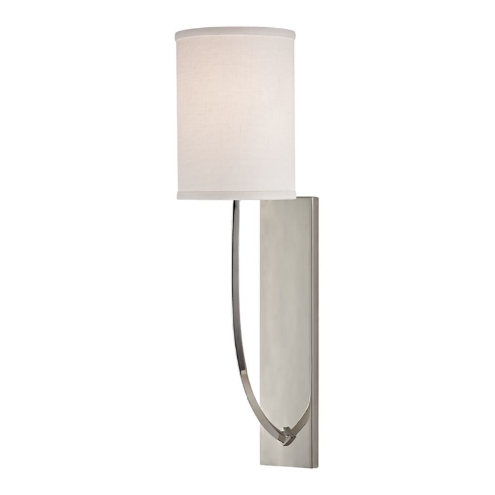 Hudson Valley Lighting 731-PN Colton 1 Light Wall Sconce in Polished Nickel