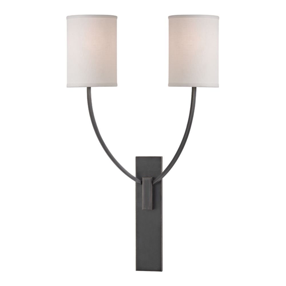 Hudson Valley Lighting 732-OB Colton 2 Light Wall Sconce in Old Bronze