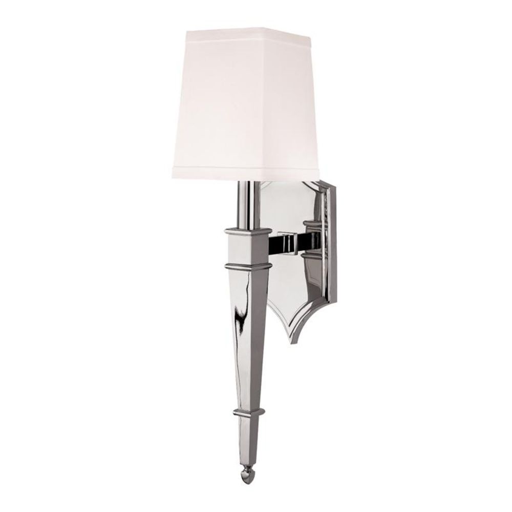 Hudson Valley Lighting 741-PN Norwich 1 Light Wall Sconce in Polished Nickel