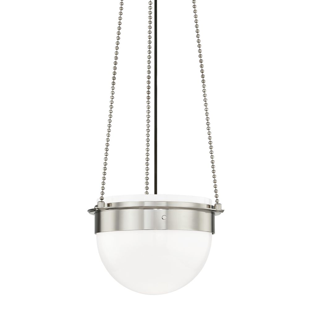 Hudson Valley 7715-PN Silo 1 Light Pendant in Polished Nickel