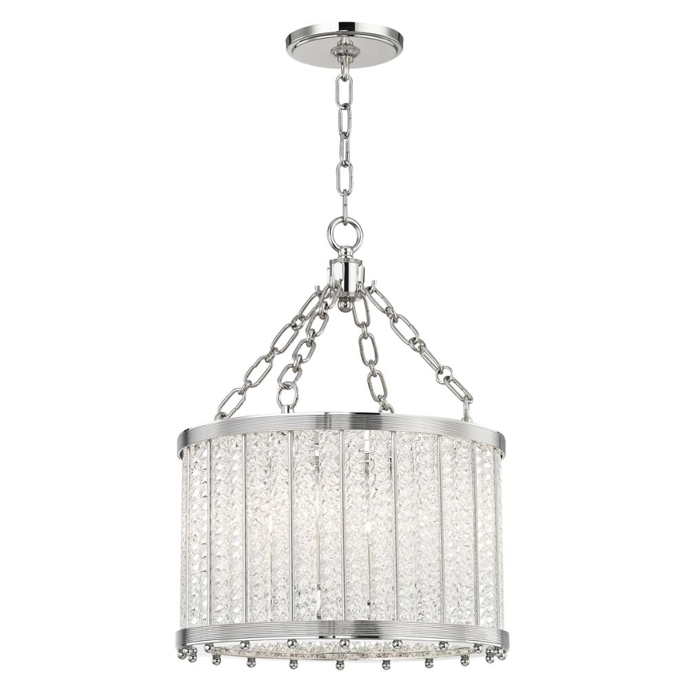 Hudson Valley 8119-PN Shelby 4 Light Pendant in Polished Nickel