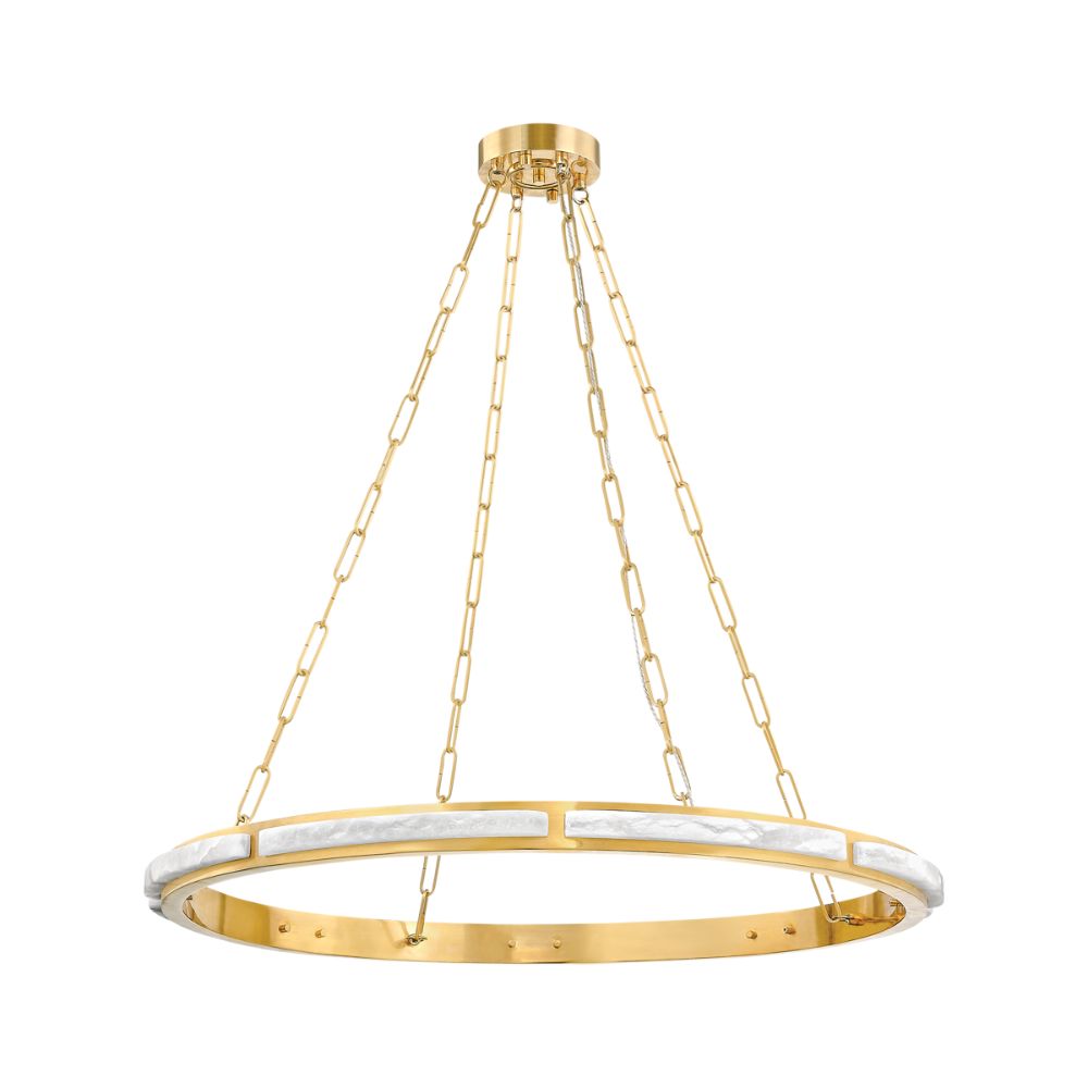 Hudson Valley Lighting 8136-AGB Wingate Chandelier in Aged Brass