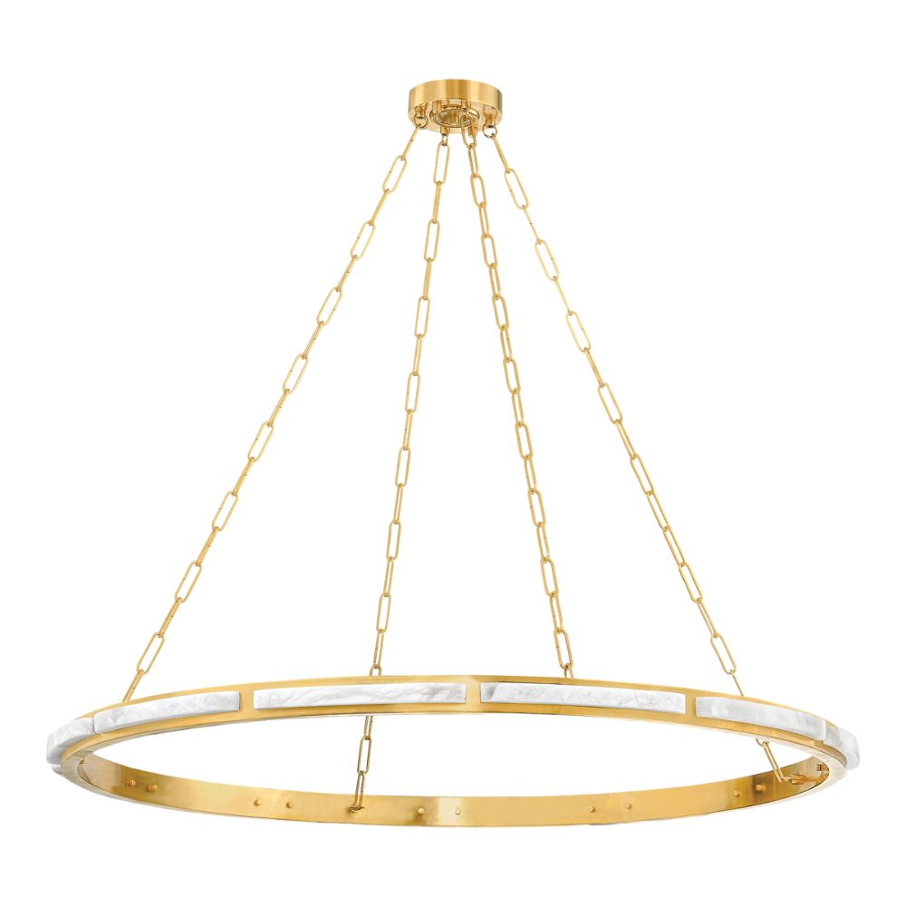 Hudson Valley Lighting 8148-AGB Wingate Chandelier in Aged Brass