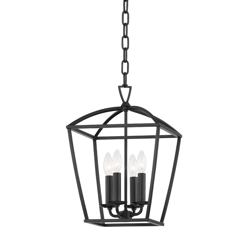 Hudson Valley Lighting 8311-AI Bryant 4 Light Small Pendant in Aged Iron