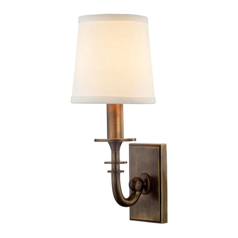 Hudson Valley 8400-DB 1 LIGHT WALL SCONCE in Distressed Bronze